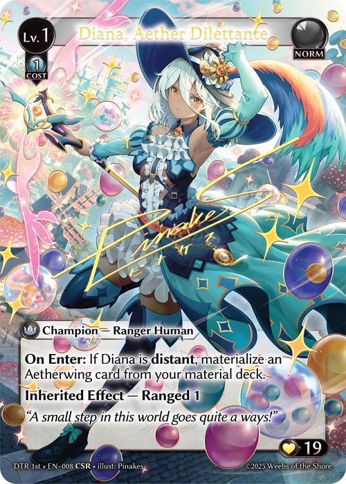 Diana, Aether Dilettante
