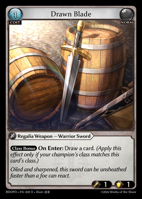 Drawn Blade