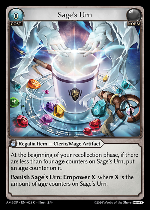 Sage's Urn