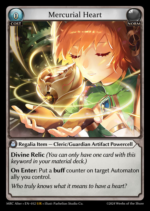 Mercurial Heart