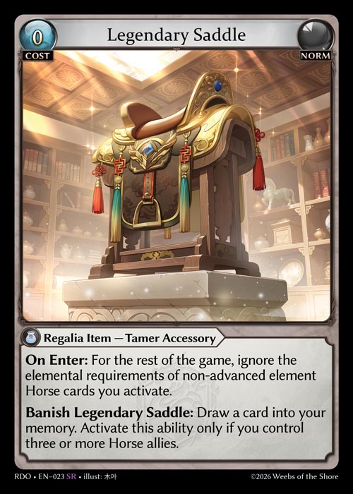 Legendary Saddle