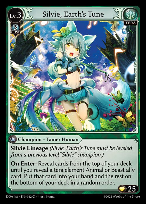 Silvie, Earth's Tune