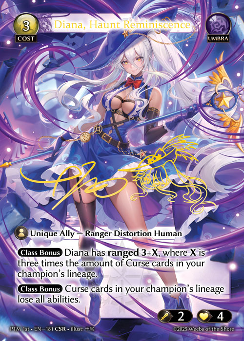 Diana, Haunt Reminiscence