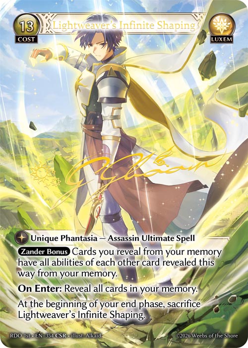 Lightweaver's Infinite Shaping