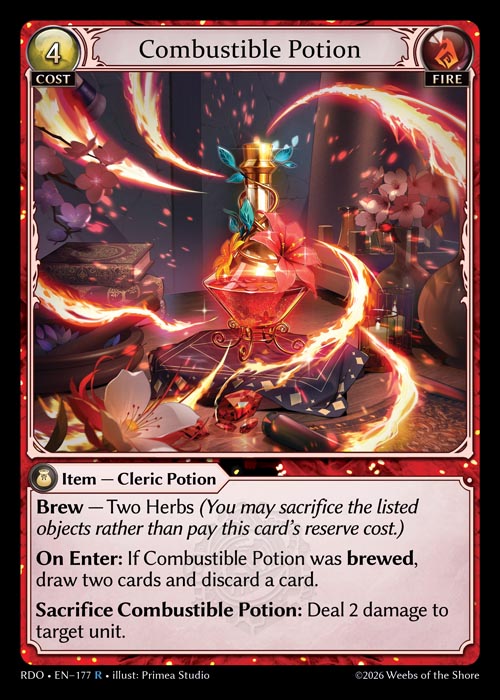 Combustible Potion
