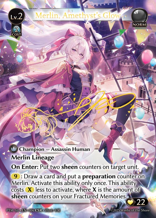 Merlin, Amethyst's Glow