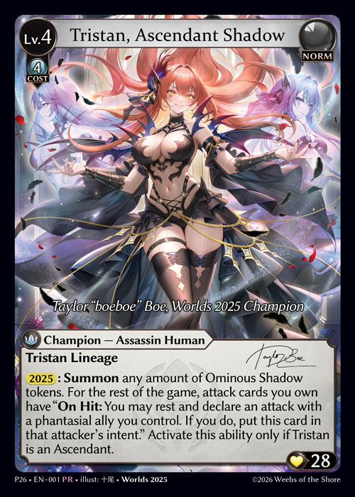 Tristan, Ascendant Shadow