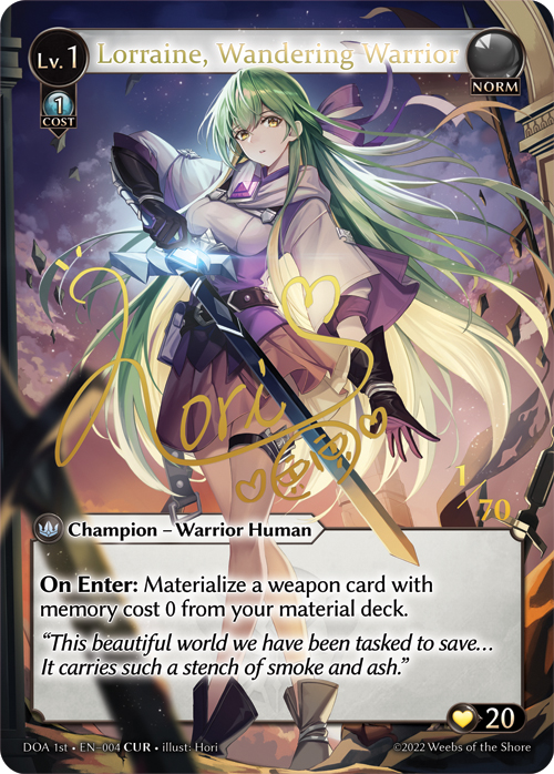 Lorraine, Wandering Warrior