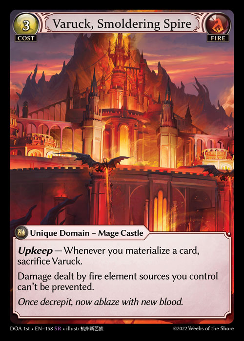 Varuck, Smoldering Spire