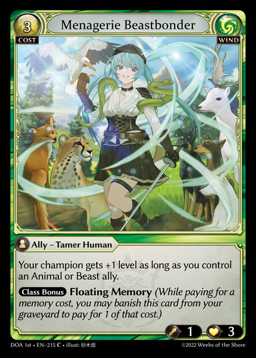 Menagerie Beastbonder