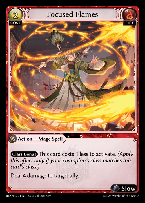 Focused Flames