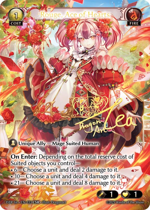Rouge, Ace of Hearts