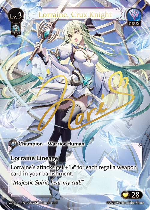 Lorraine, Crux Knight