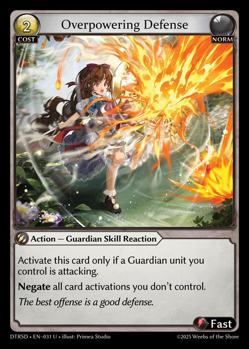 Overpowering Defense