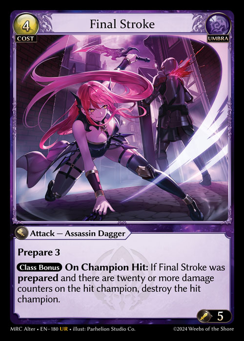 Final Stroke