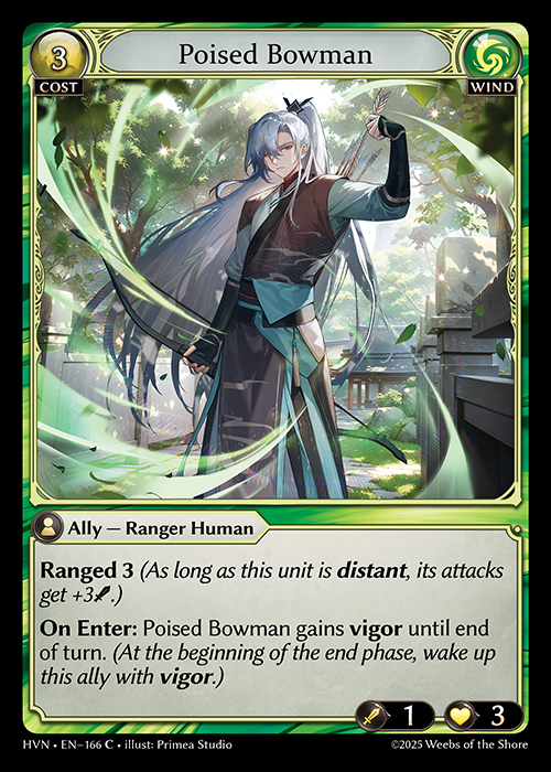 Poised Bowman
