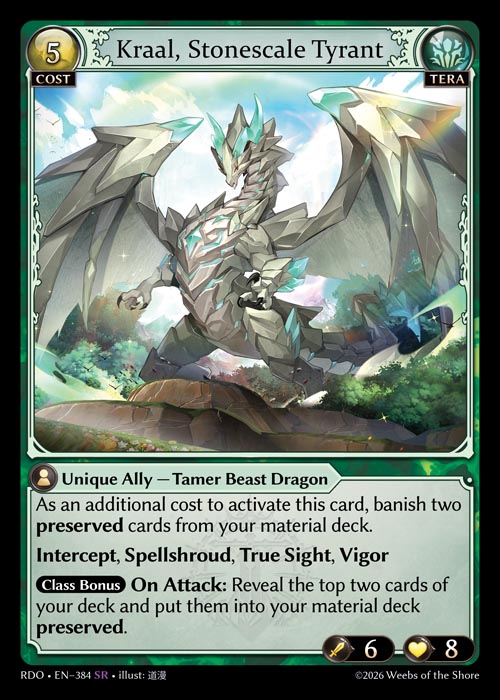 Kraal, Stonescale Tyrant