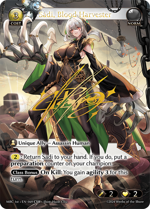 Sadi, Blood Harvester