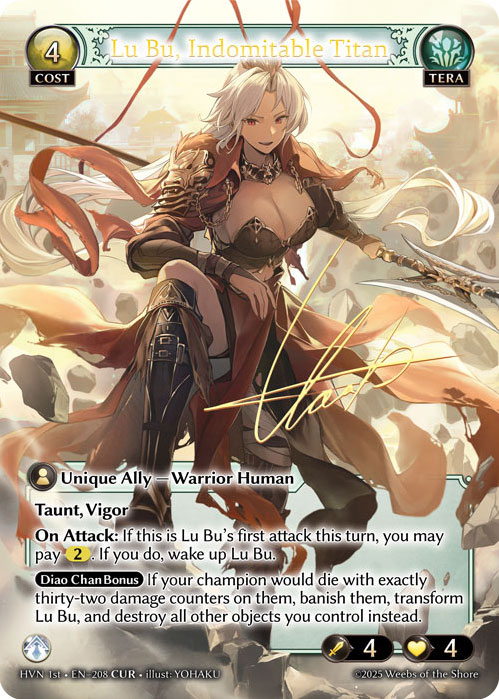 Lu Bu, Indomitable Titan