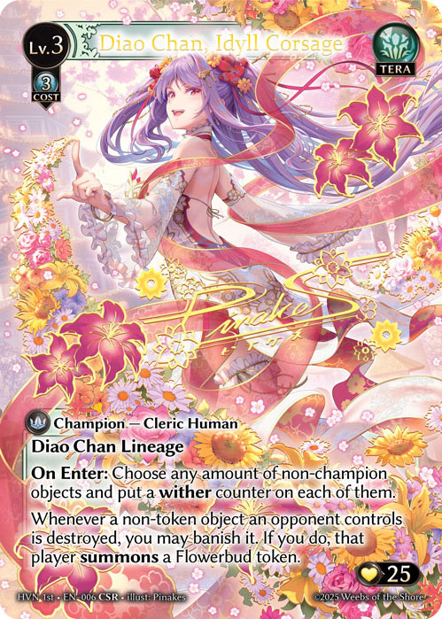 Diao Chan, Idyll Corsage