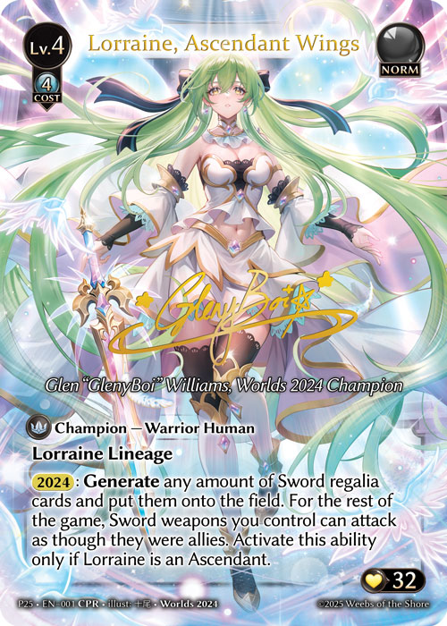 Lorraine, Ascendant Wings