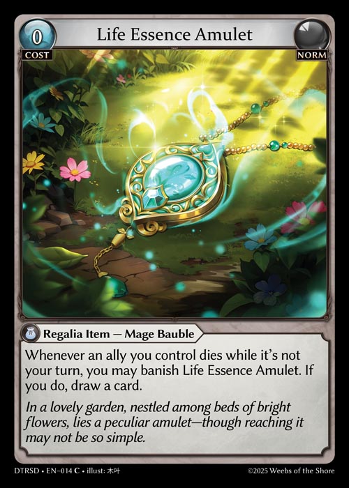 Life Essence Amulet